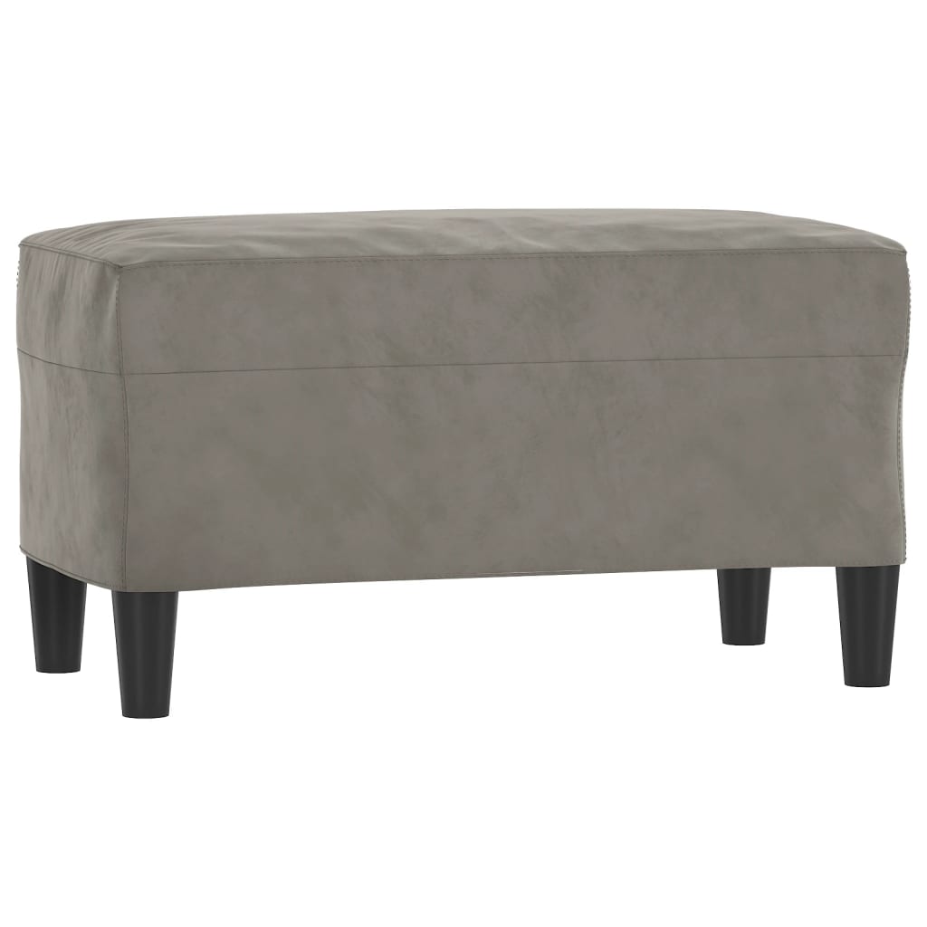 vidaXL Banco de terciopelo 70x35x41 cm Multicolor
