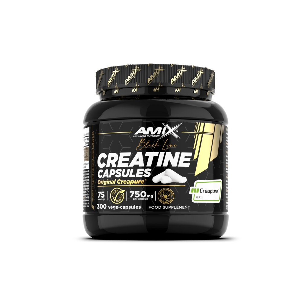 Amix Nutrition Creatina Creapure en Cápsulas – Suplemento Premium para Energía y Fuerza Muscular