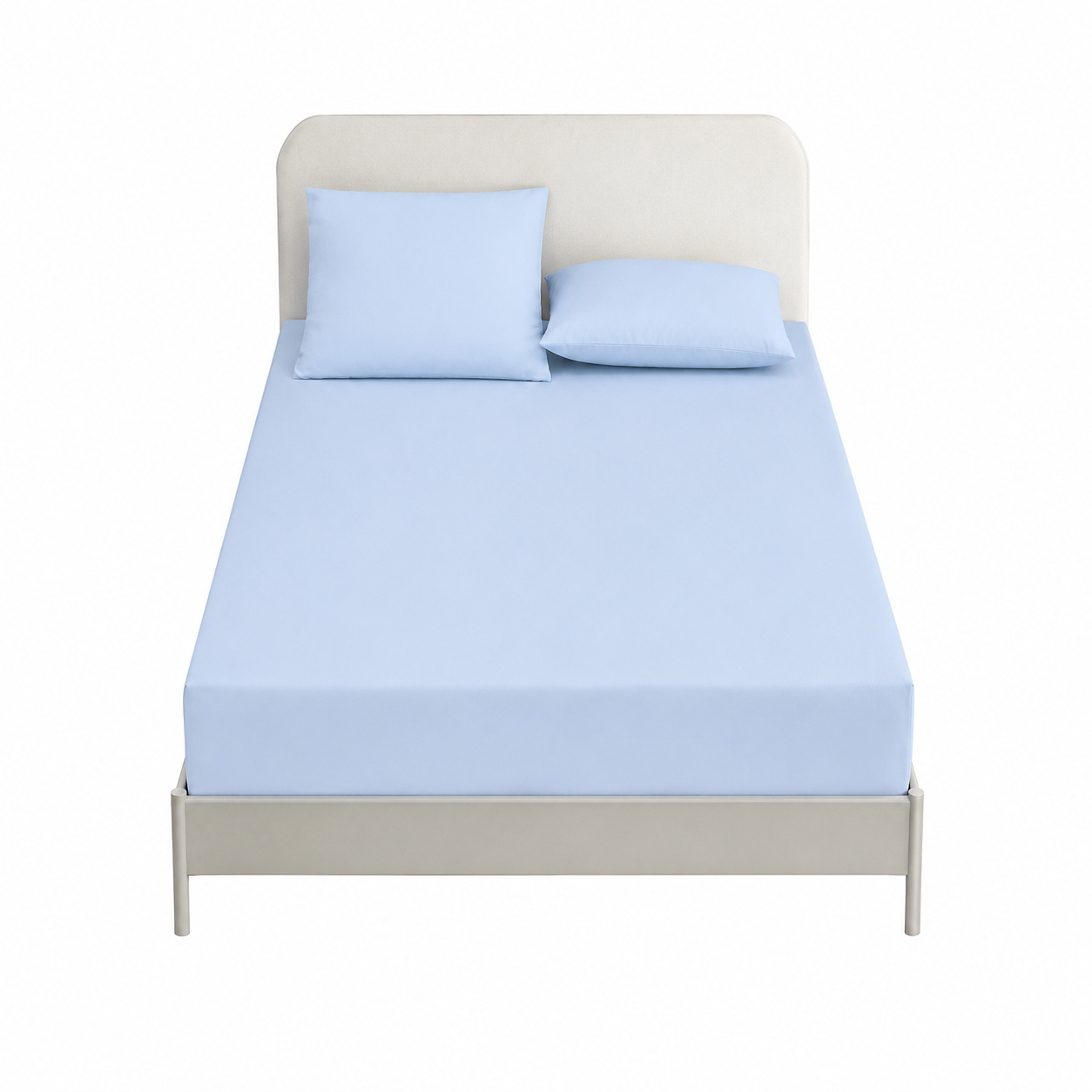 Sábana Bajera Ajustable Lisa en 10 Colores, para Cama 90, 135, 150 y 180 cm, Tacto Suave para Dormitorio y Uso Diario