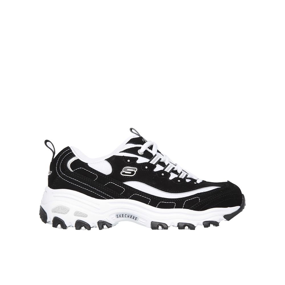 Skechers D'Lites - Biggest Fan Zapatillas para mujer negras en sintético y textil 86830