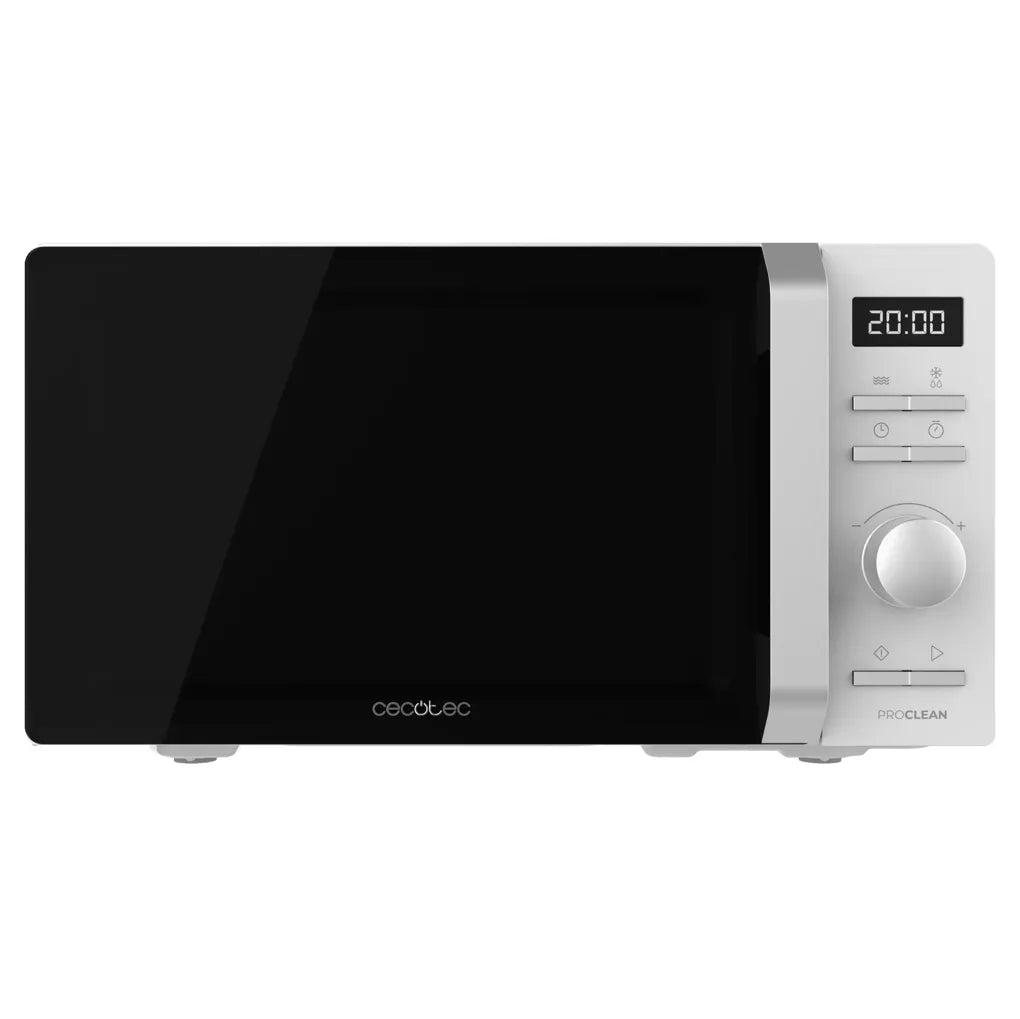 CECOTEC A01_EU01_100005 Microondas Inverter 20L: Cocción Uniforme, Eficiente y Segura con 8 Programas