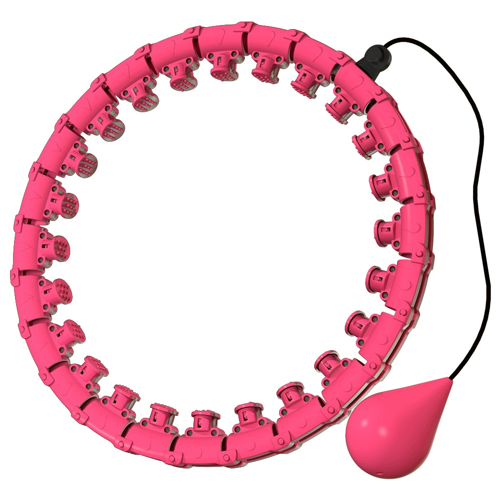 Hula hoop para masajes, hula hoop para bajar de peso, hula hoop inteligente para fitness 2 en 1, desmontable, hula hoop deportivo para fitness para principiantes