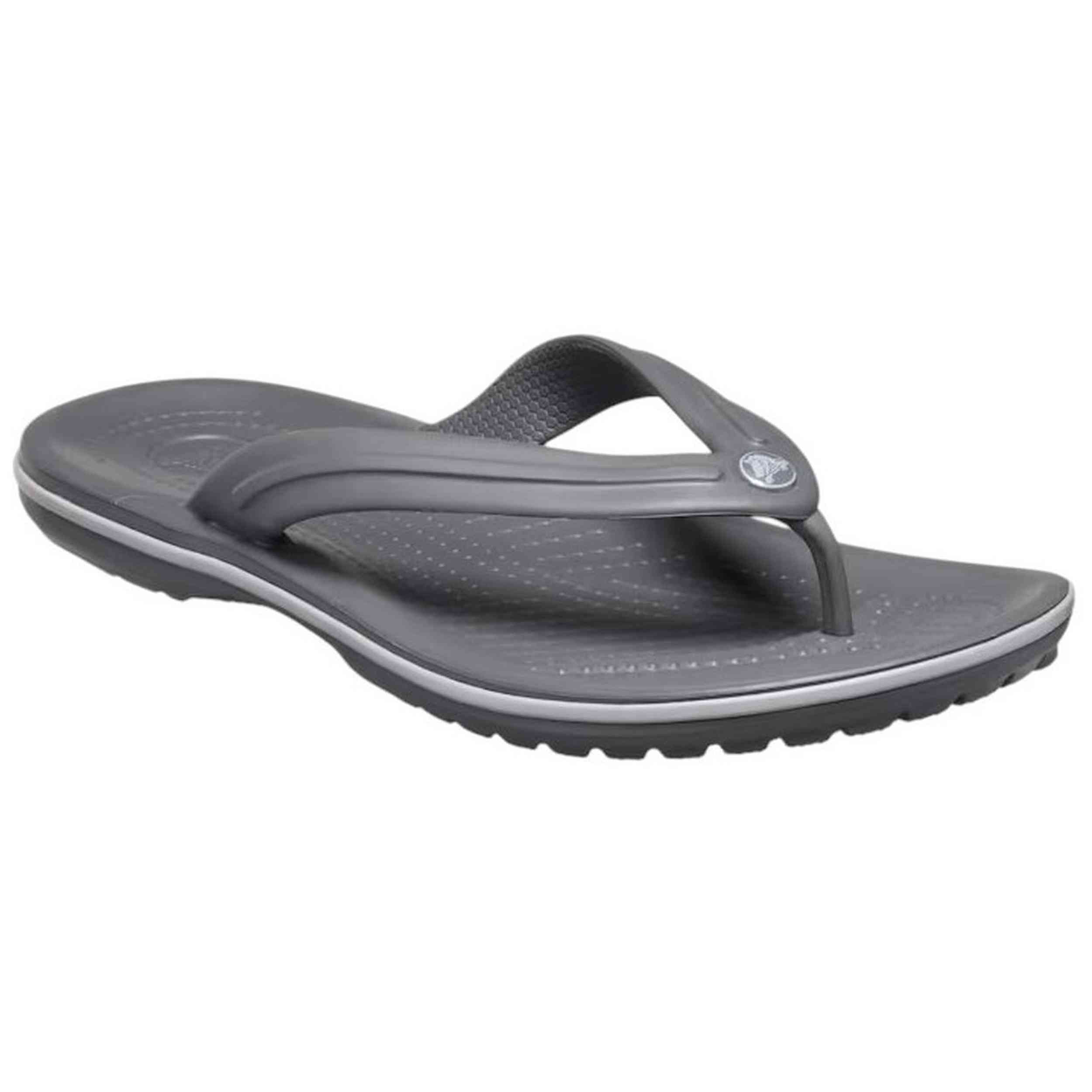 Calzado Crocs modelo Crocband Flip U en color Gris