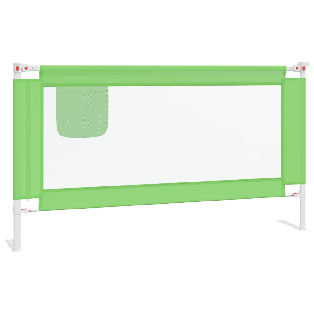 vidaXL Barandilla de Seguridad Cama de Niño Tela 150x25 cm Cuna Bebé Color Azul,  Gris oscuro,  Taupé y mas