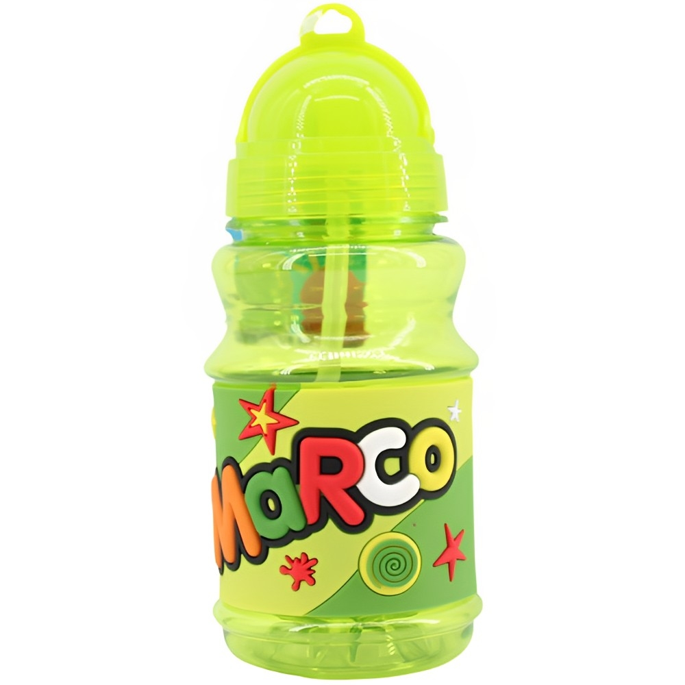 PLUS HOME Botella Agua con Nombre para Niños 350 Ml a Prueba de Fugas Sin BPA