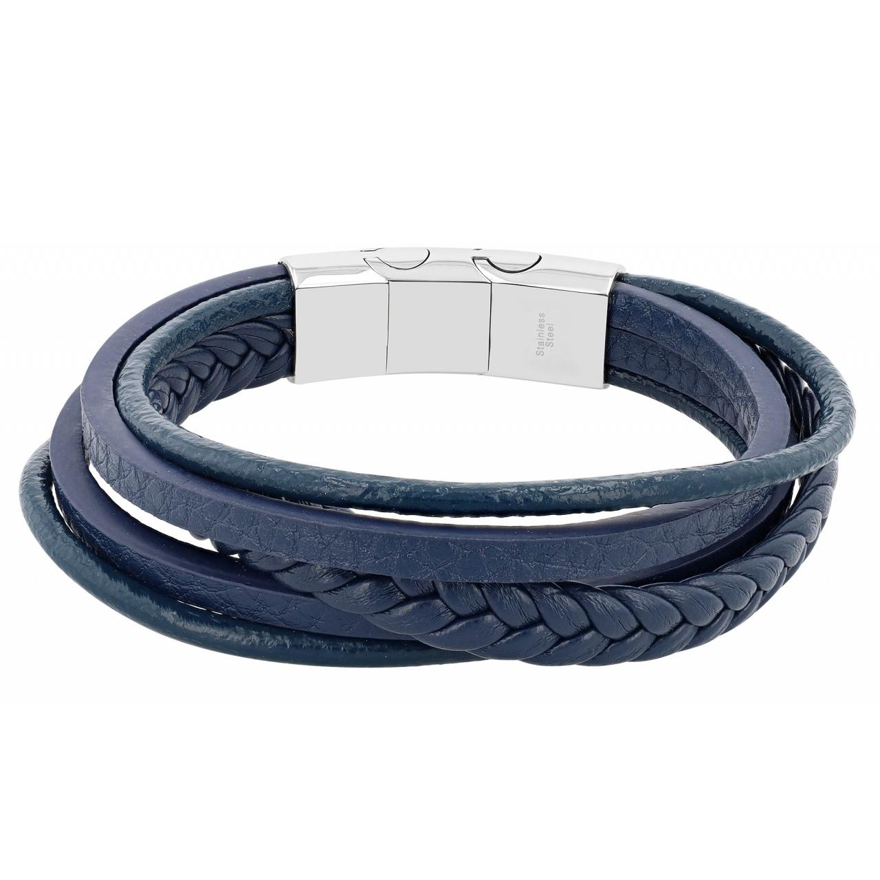 Akzent® Pulsera em Couro 19 cm