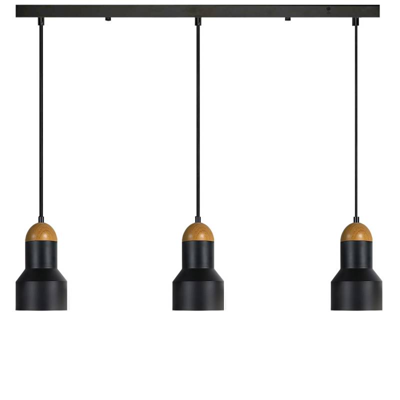 LEDBOX Lámpara colgante led KORE 36W regulable, negro, Blanco frío, regulable. Lámparas led, Lámparas led suspendidas
