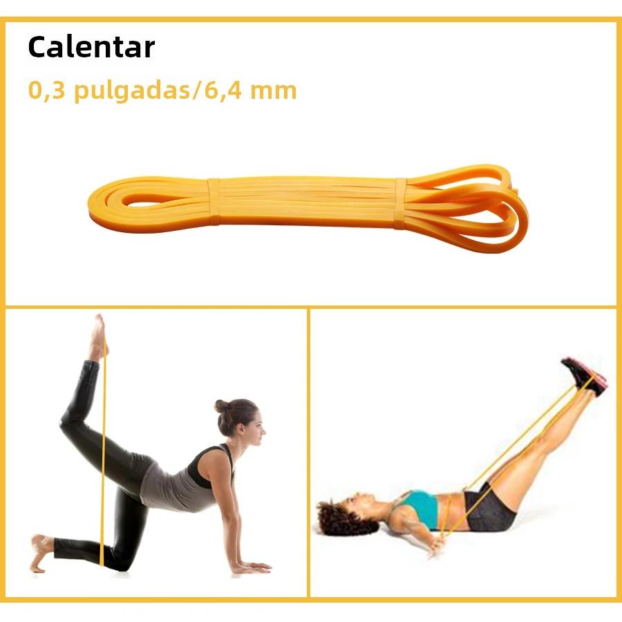 TK Banda De Resistencia De Látex Pesada Para Ejercicio Fitness Y Pilates Ayuda En Pull up Y Fortalecimiento De Músculos Braza Y Pierna Equipos De Deporte Y Entrenamiento