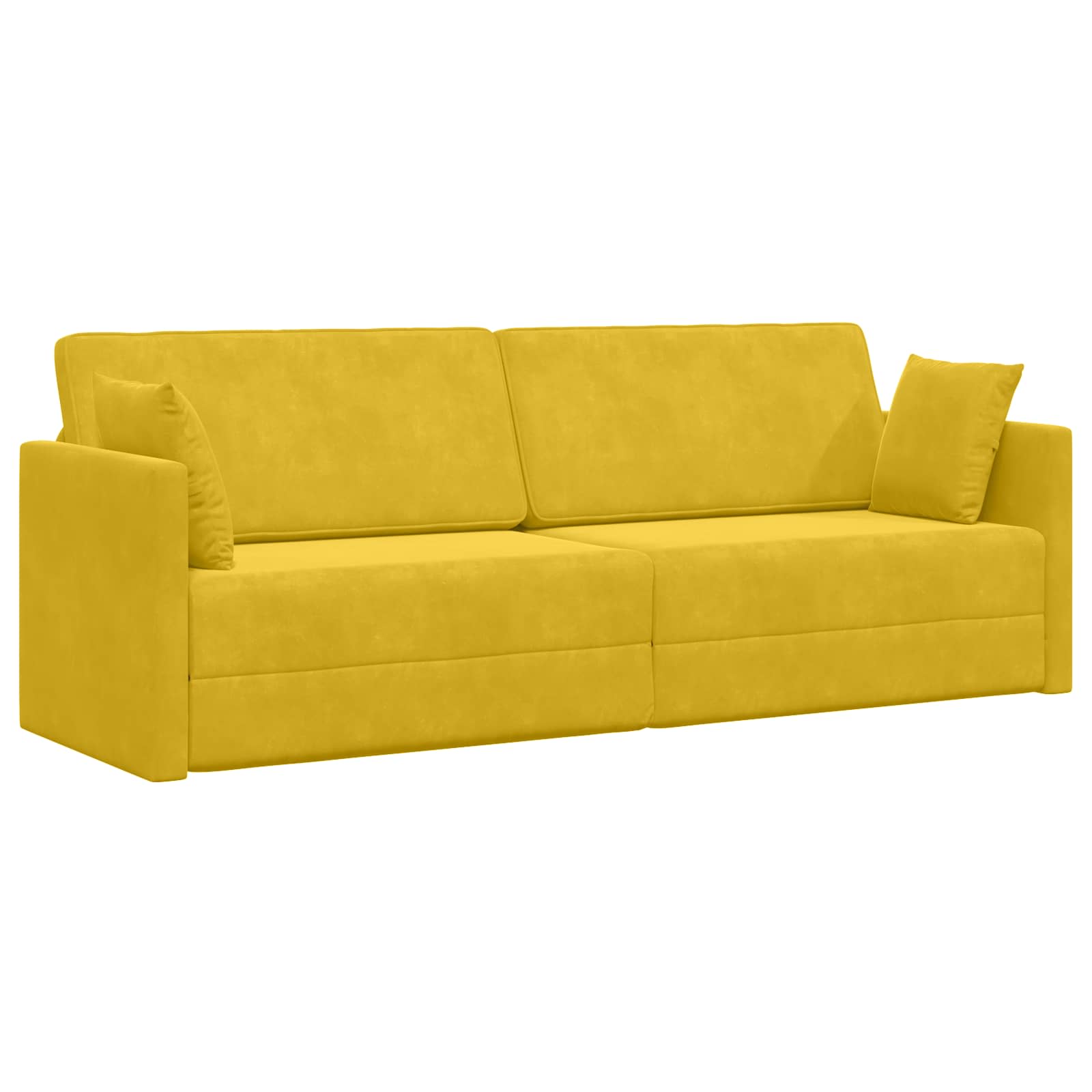 vidaXL Sofá-cama de piso 213 x 70 x 77 cm Terciopelo Multicolor