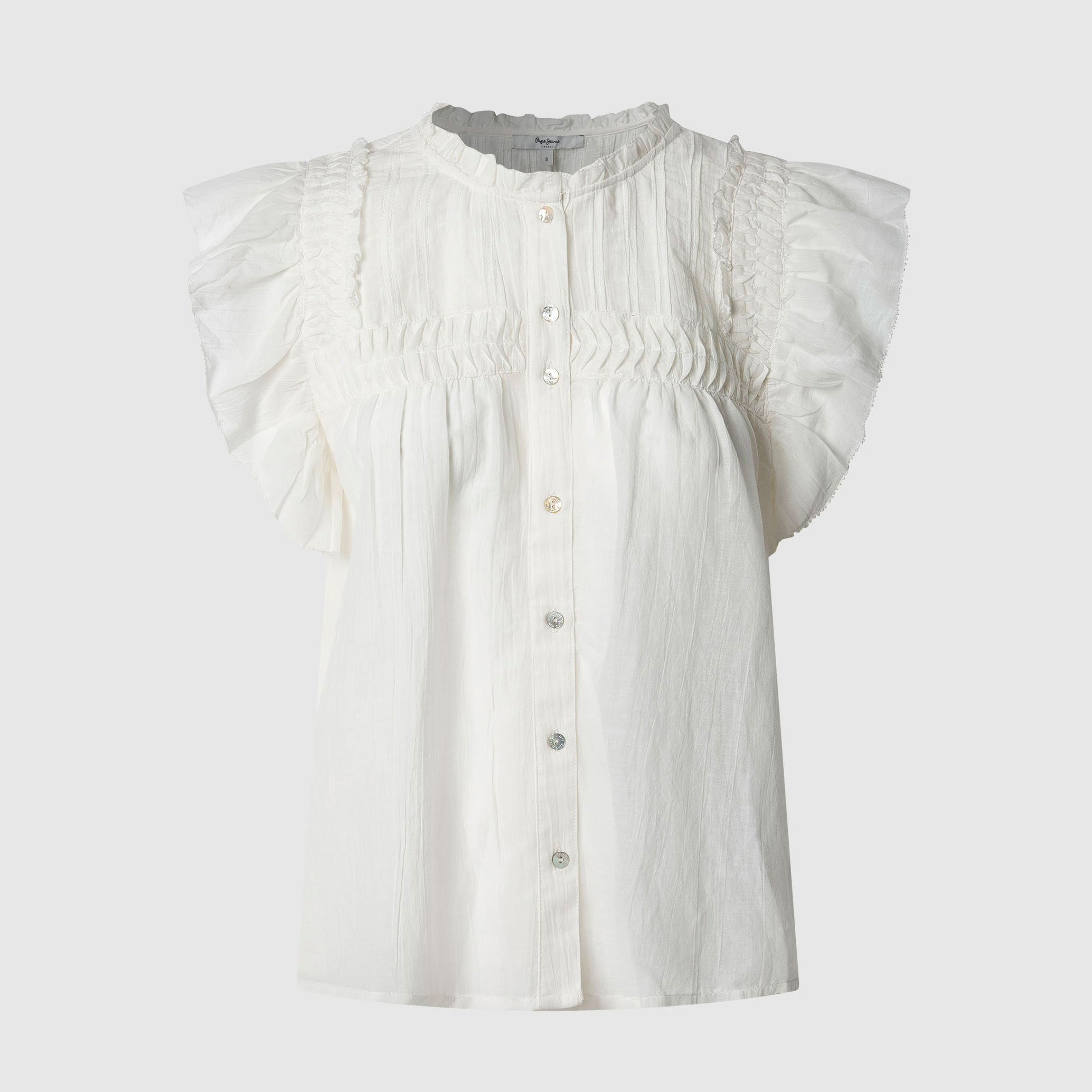 Pepe Jeans Camisa Diallo Blanca PL305028-808 , para Mujer