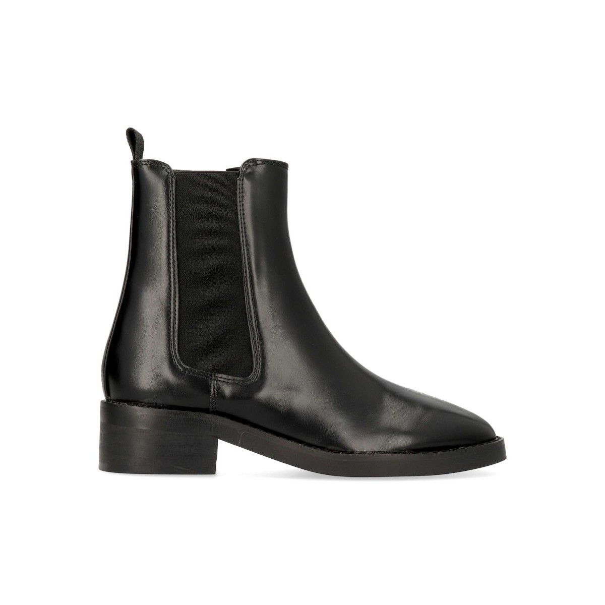 CORINA - Botín chelsea para mujer CORINA con cierre de cremallera y elástico lateral, tacón ancho de 4 cm, ideal para paseos otoñales y aventuras urbanas