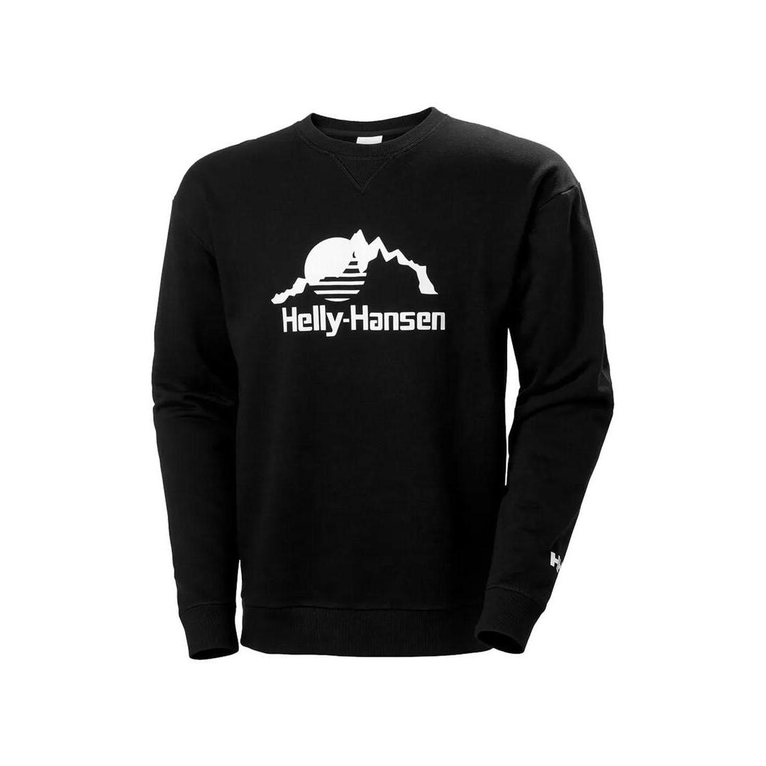 Sudadera Hombre Helly Hansen Yu Crew 2.0 Sweater Negro