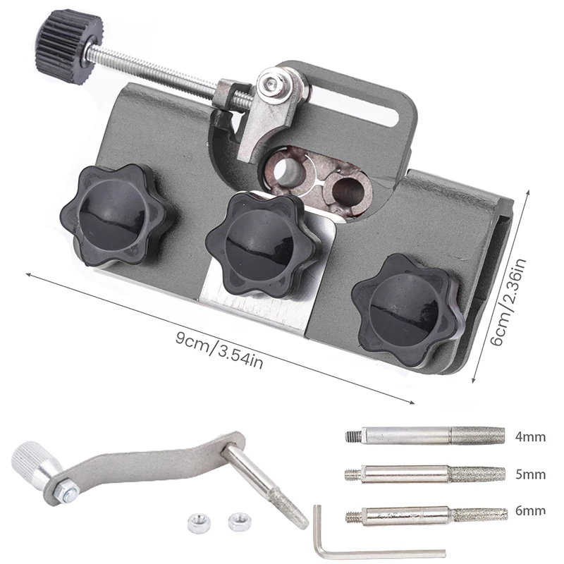 TK Afilador De Cadenas De Motosierra Portátil Herramienta De Afilado De Cadenas De Motosierra Para Carpintería Y Bricolaje Material Metálico Proveniente De China Continental