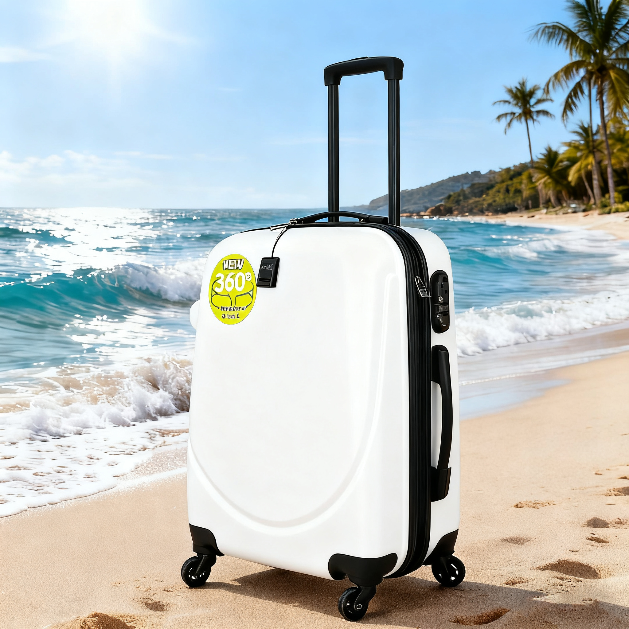Maletas, equipaje de mano, baúles, maletas grandes, maletas elegantes, material de tela Oxford, impermeable, resistente al desgaste. Cerradura digital, cuatro ruedas giratorias de 360 grados, equipaje de mano con asa telescópica de aluminio. Tres tamaños: