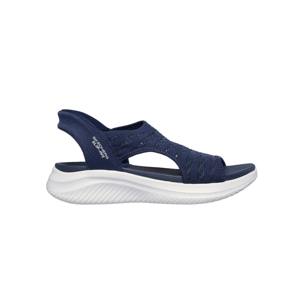Sandalias Planas Skechers 119805 Mujer Marino