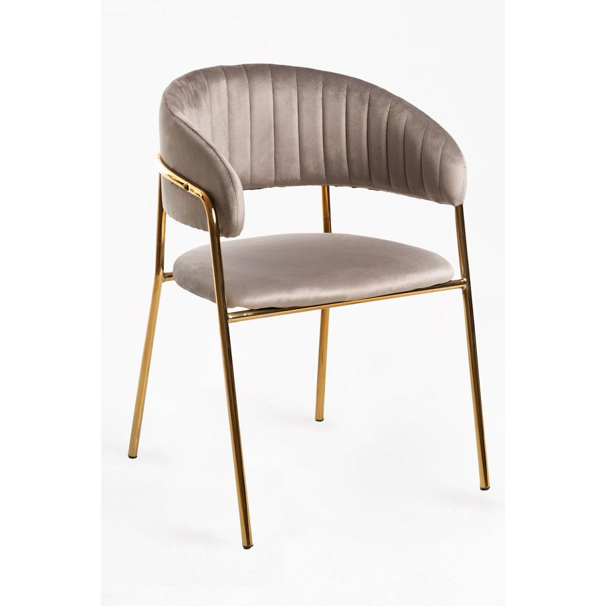 Regalos Miguel - Sillas Comedor - Silla Moniel Golden Terciopelo - Verde