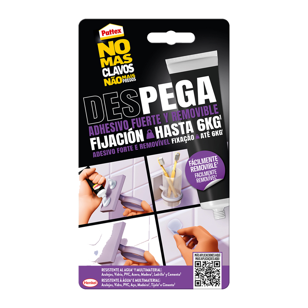 PATTEX NO MAS CLAVOS PEGA DESPEGA 44 GR