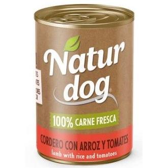 Naturdog Wet Cordero con Arroz y Tomates  Comida Húmeda para Perros
