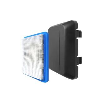 CA Kit de filtro de aire Sollbry + cubierta para cortadoras de césped Honda GCV135, GCV190 y GCV160 (17211-ZL8-000, 17231-ZM0-000)