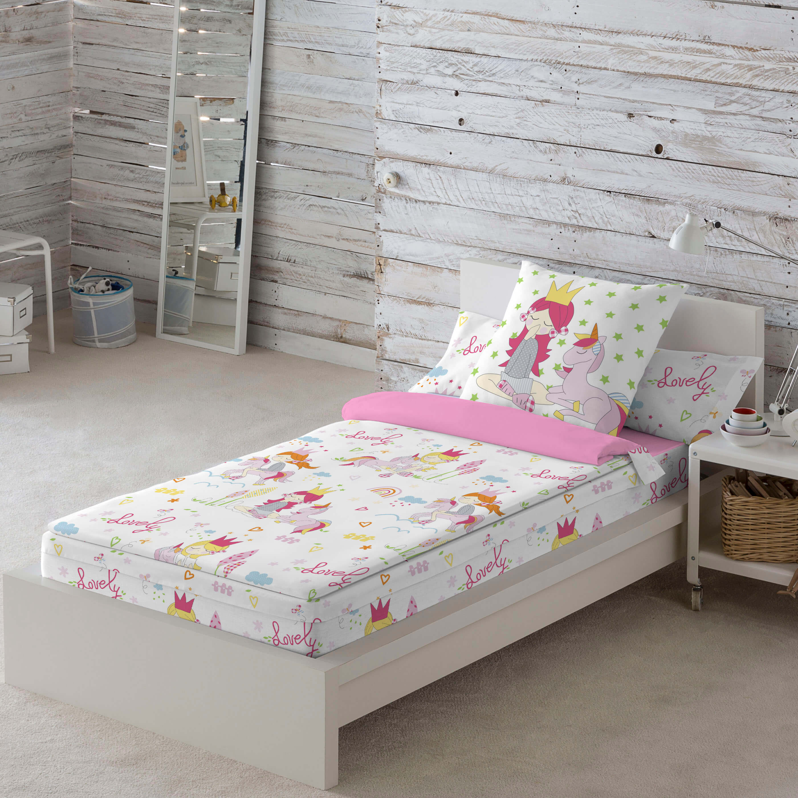 COOL KIDS - Saco nórdico Infantil Estampado 100% Algodón - Sin relleno - Extrasuave - Para Cama de 90/105 cm - Fabricado en España