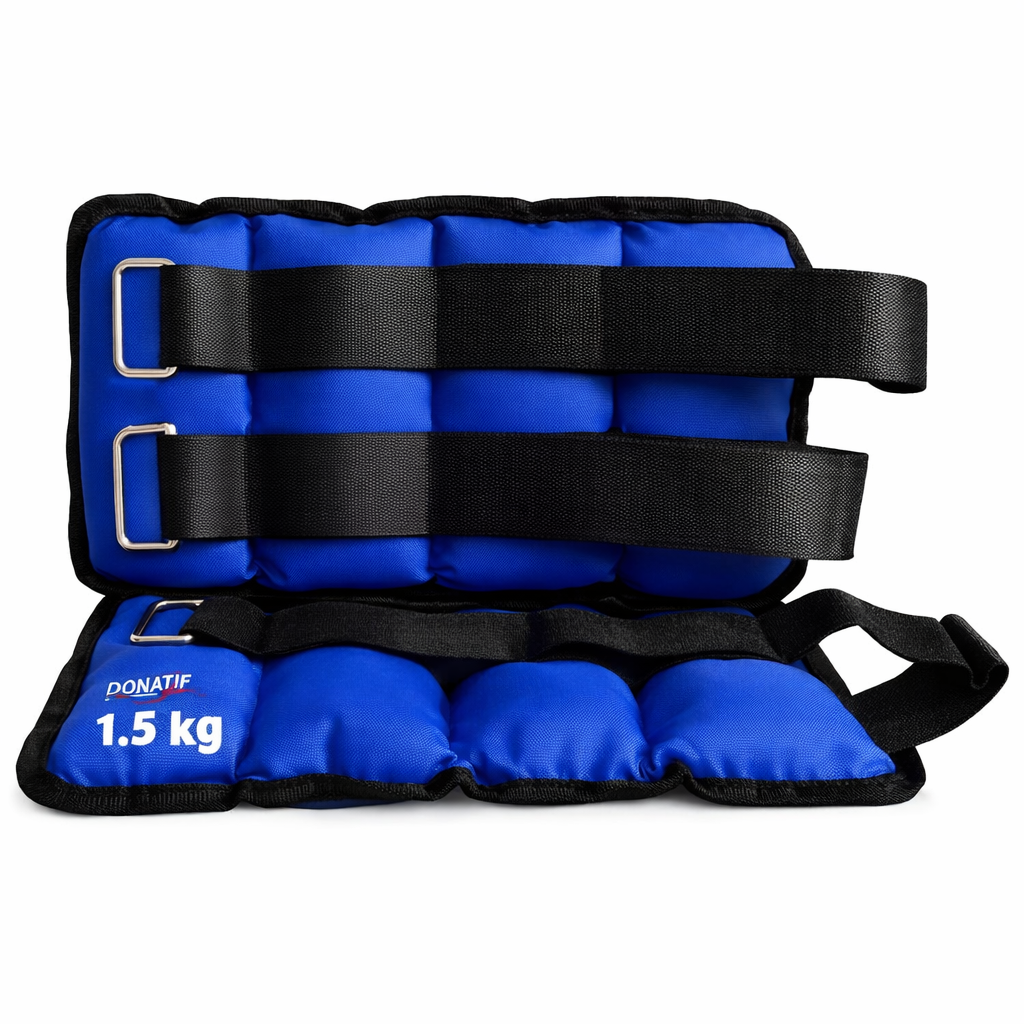 Pesas Tobillo y Muñeca Ajustables (Par) – Tobilleras Fitness para Entrenamiento de Piernas y Glúteos – Pesas Deportivas para Running, Fuerza y Rehabilitación