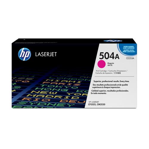 Cartucho de toner original LaserJet HP 504A magenta