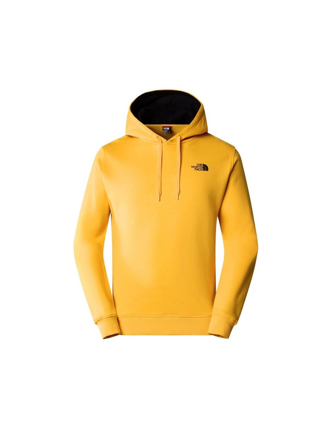 Sudadera Hombre Amarilla The North Face Drew Peak - Diseño Capucha y Manga Larga