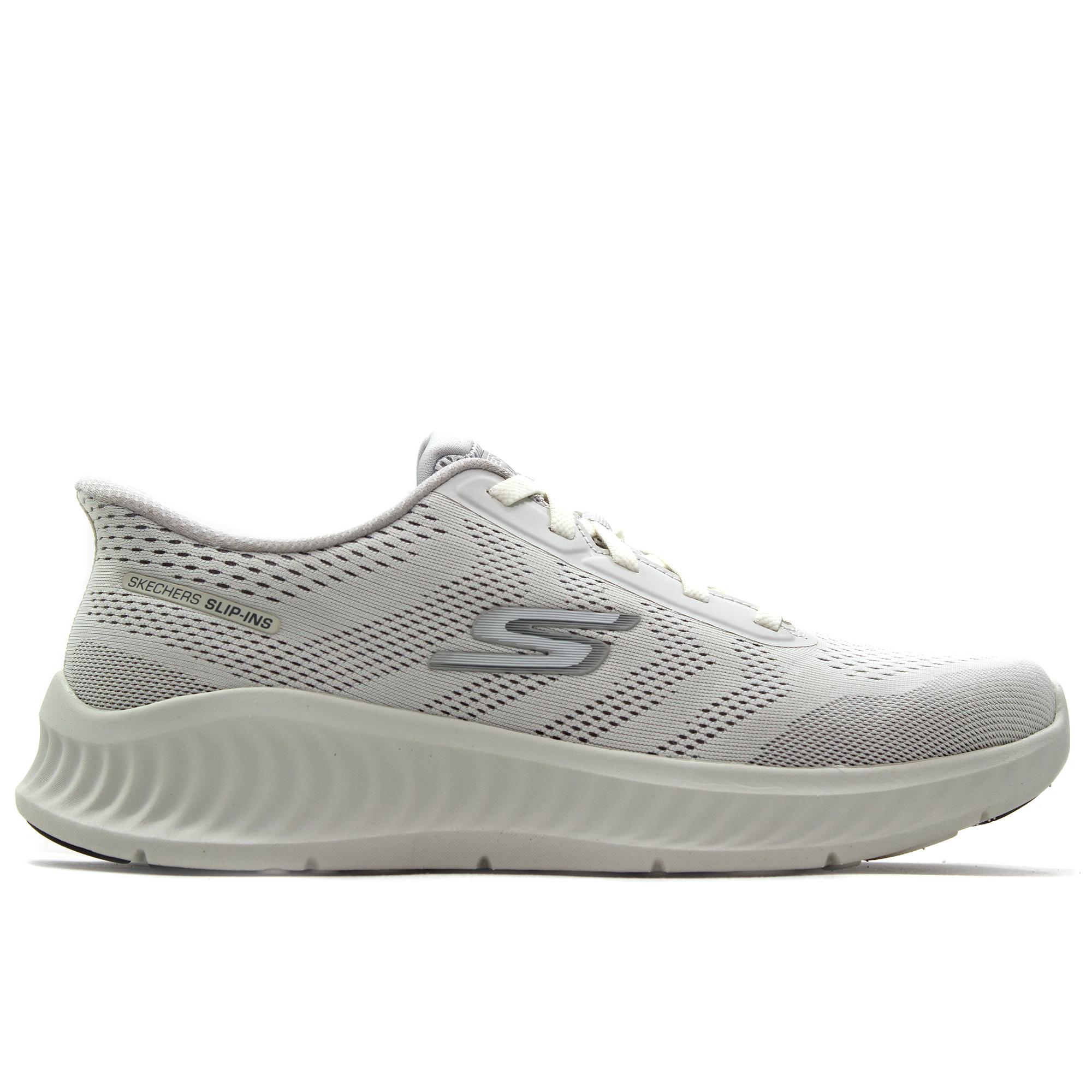 Skechers 216375 Zapatilla deportiva casual,sneakers de cordones elásticos,suela blanca de goma,tela,deportivas, para caballero