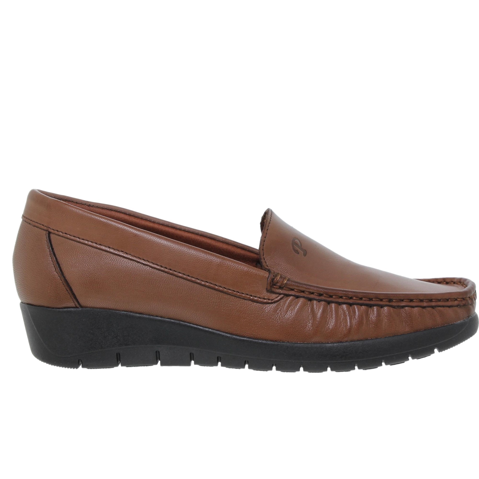 Casual Mocasín Mujer Piel Marrón - Mocasín Mujer Piel Marrón 1701PM
