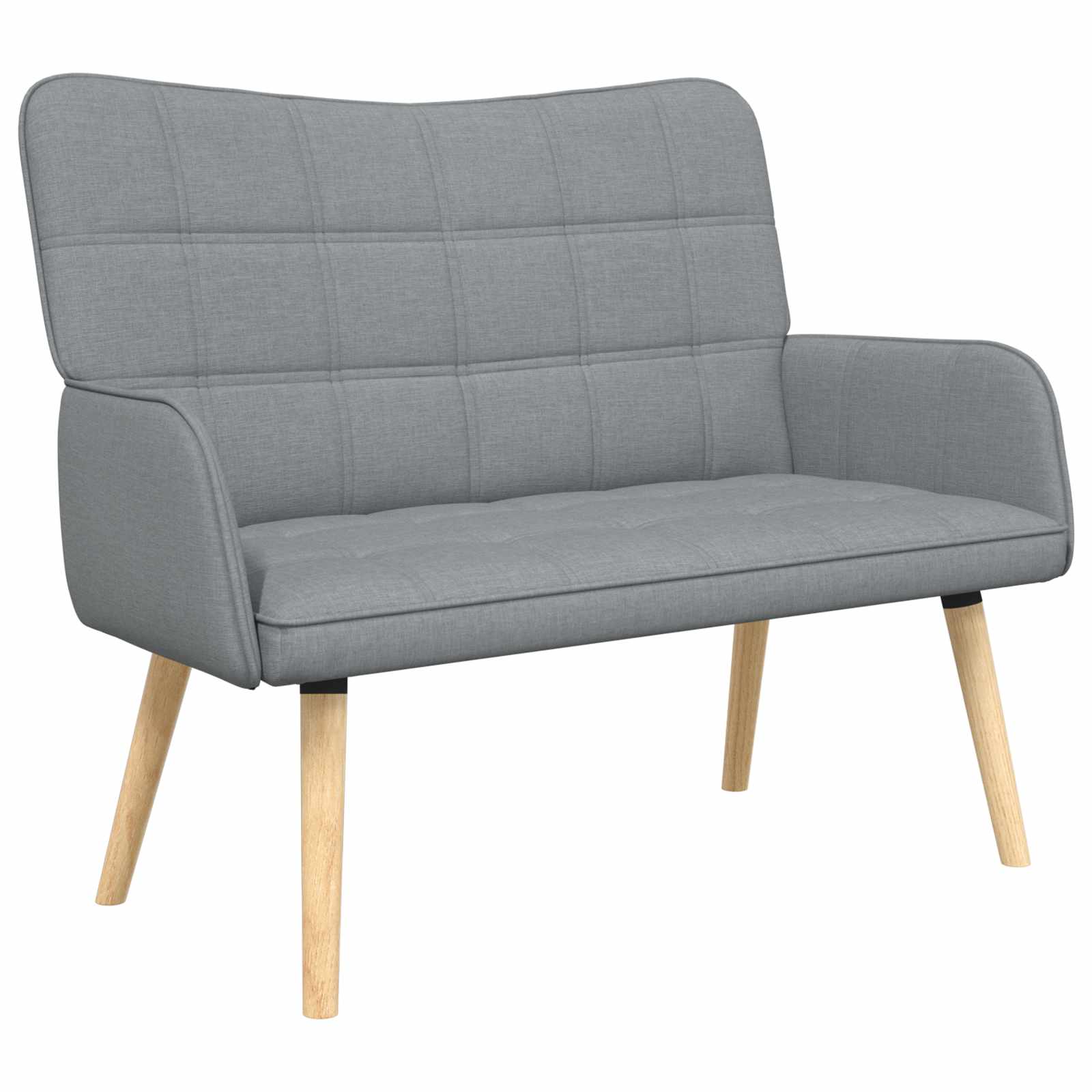vidaXL Sofá de 2 Plazas 115 x 61 x 87 cm Tela Multicolor