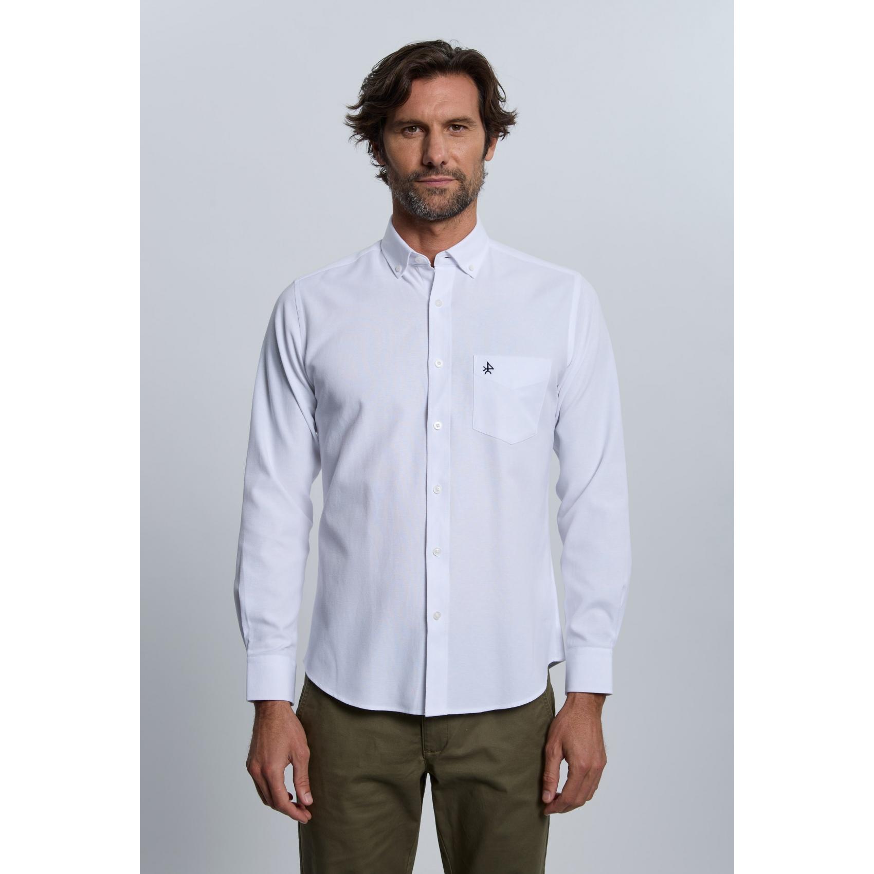 Camisa bolsillo Valecuatro blanca