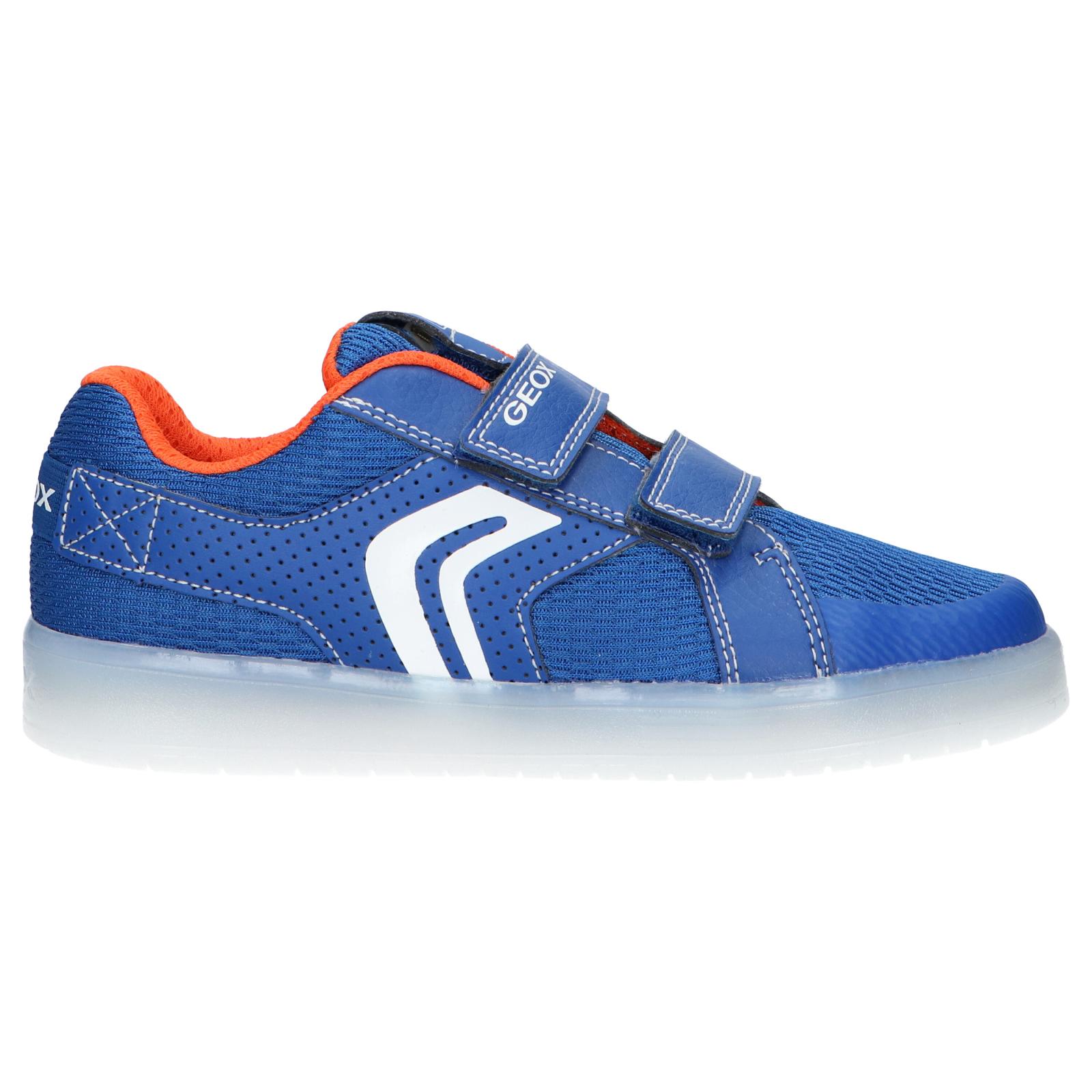 Geox j925pa 014bu j kommodor c0685 royal-orange boys' sneakers