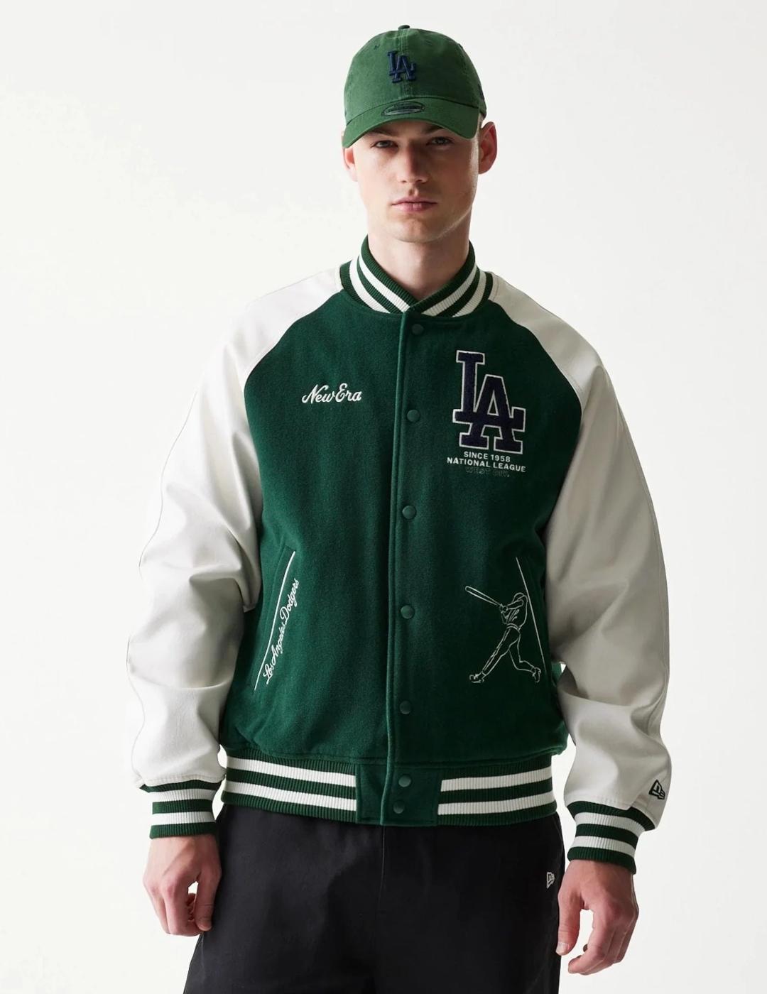 NEW ERA BOMBER VERDE DODGERS