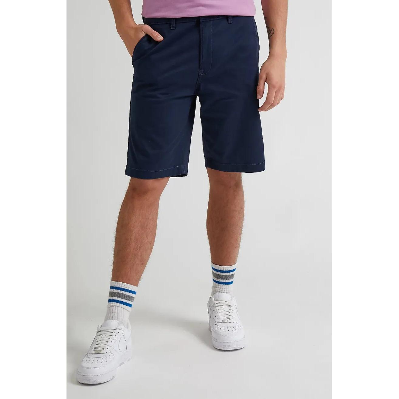 Lee Workwear Pantalón Corto Chino Hombre Azul