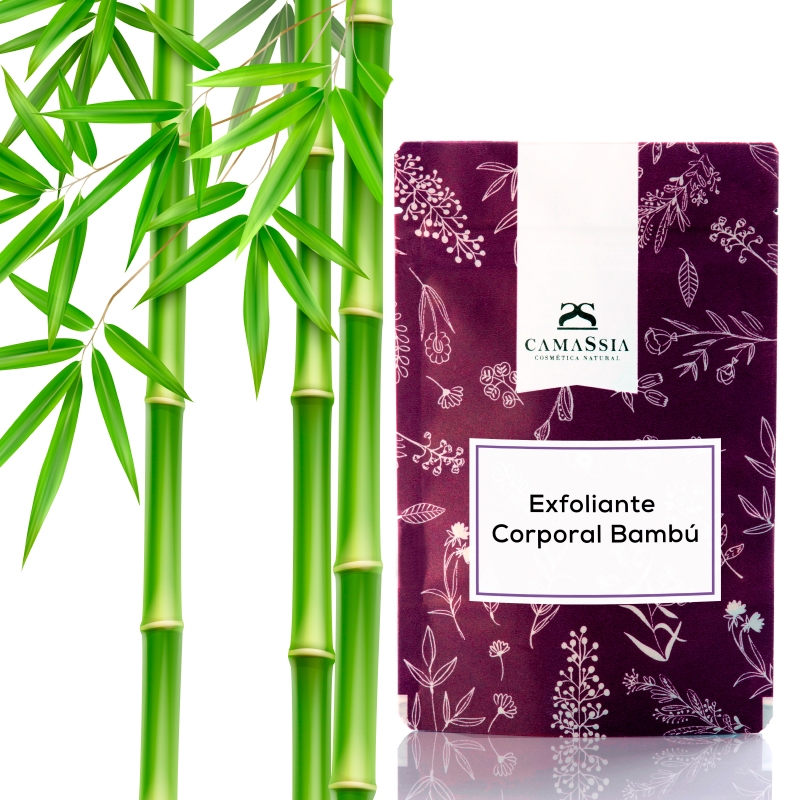 Camassia Exfoliante corporal de bambú | Exfoliantes | Granulometría especial para exfoliación corporal