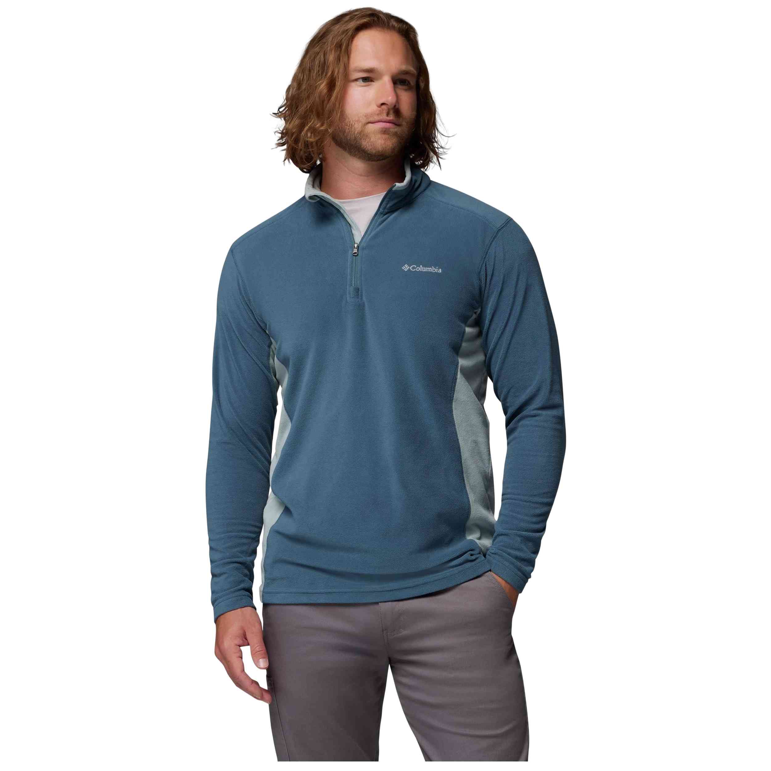 Sudadera Columbia modelo Forro polar Columbia Klamath Range II Half Zip azul medianoche para Hombre en color Azul