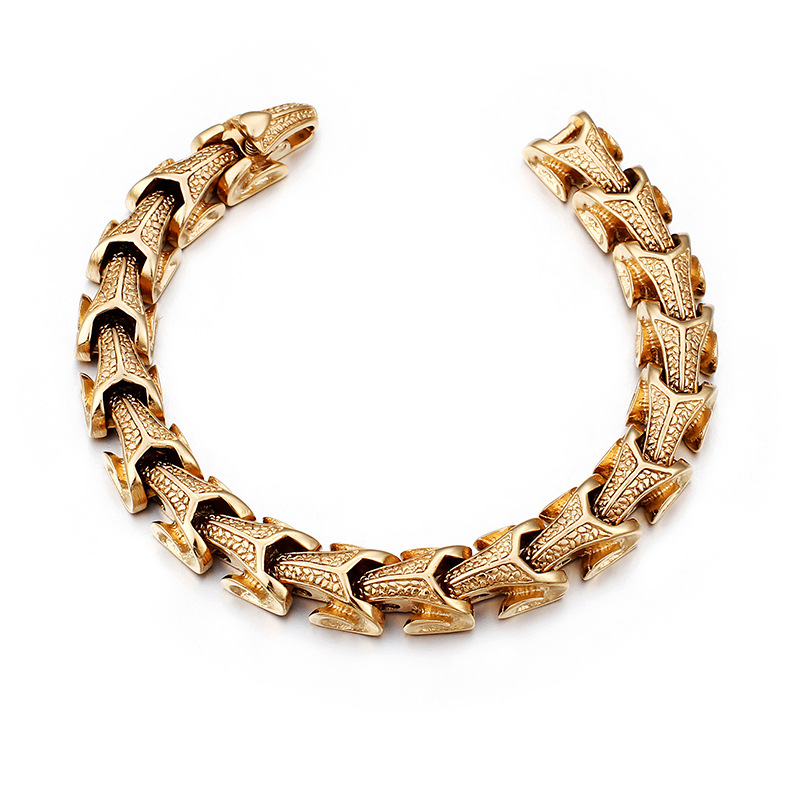 Pulseras de moda para hombre y Mujer, accesorios de Cadena Torcida rockeros para hombre y Mujer, Regalos para niños y niños, 19-20 cm.