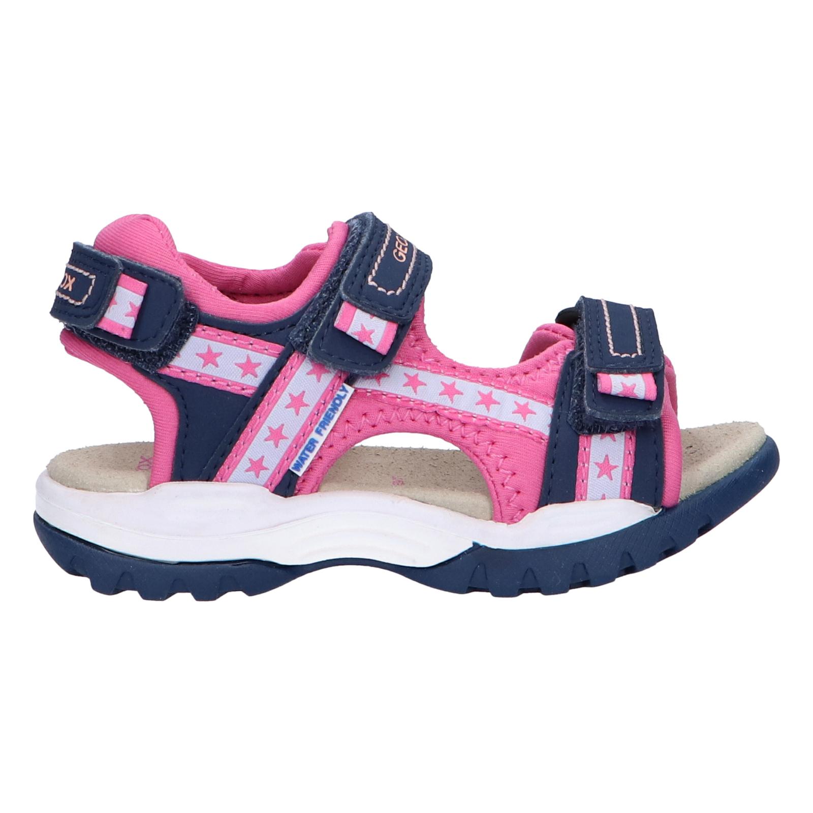 GEOX J020WA 05015 J BOREALIS C4268 NAVY Girls Sandals