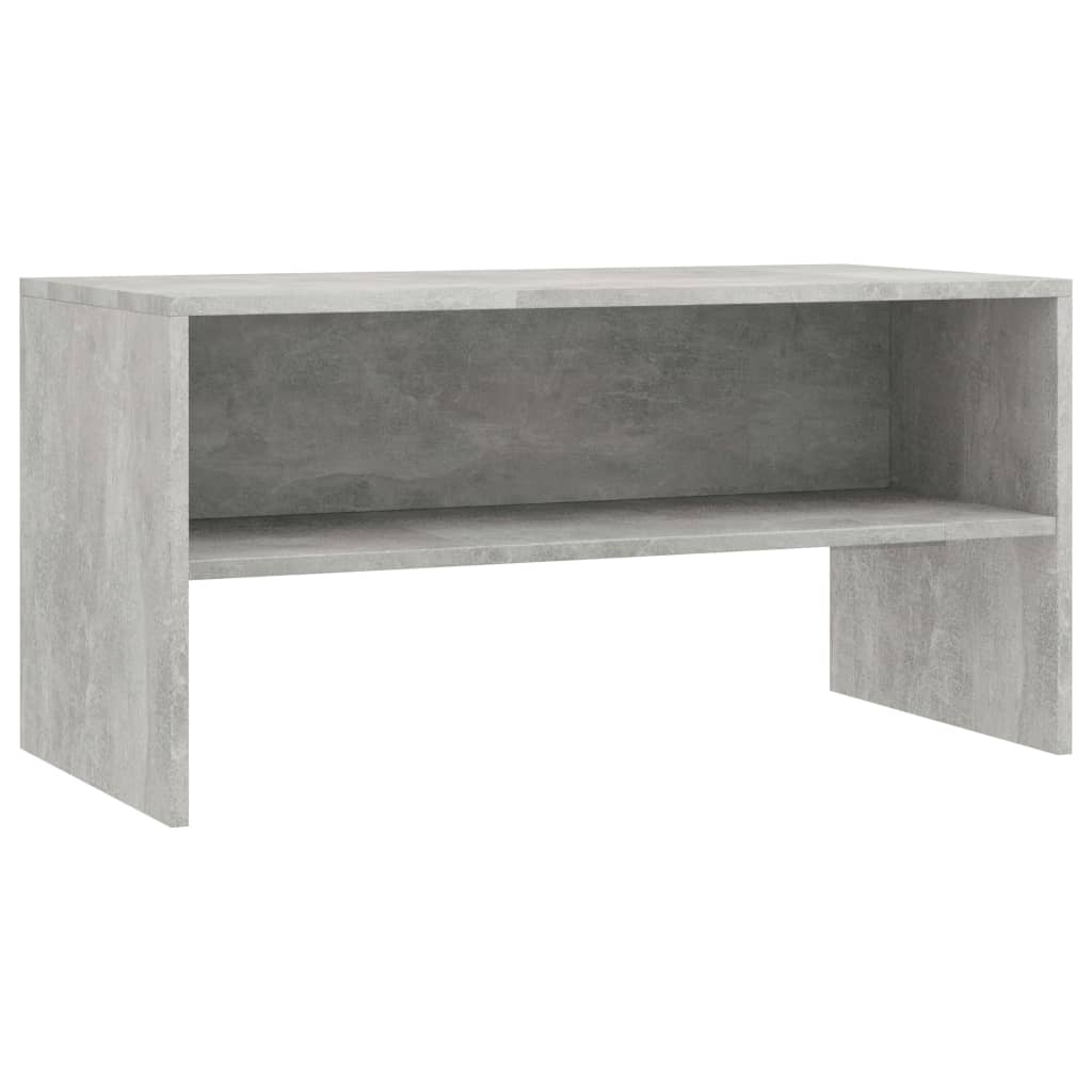 vidaXL Mueble de TV madera contrachapada gris hormigón 80x40x40 cm