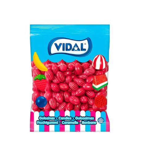 VIDAL Fresas Ácidas 250U 1.5KG sabor a FRESA sin gluten  sin grasa sabor original Vidal garantizado
