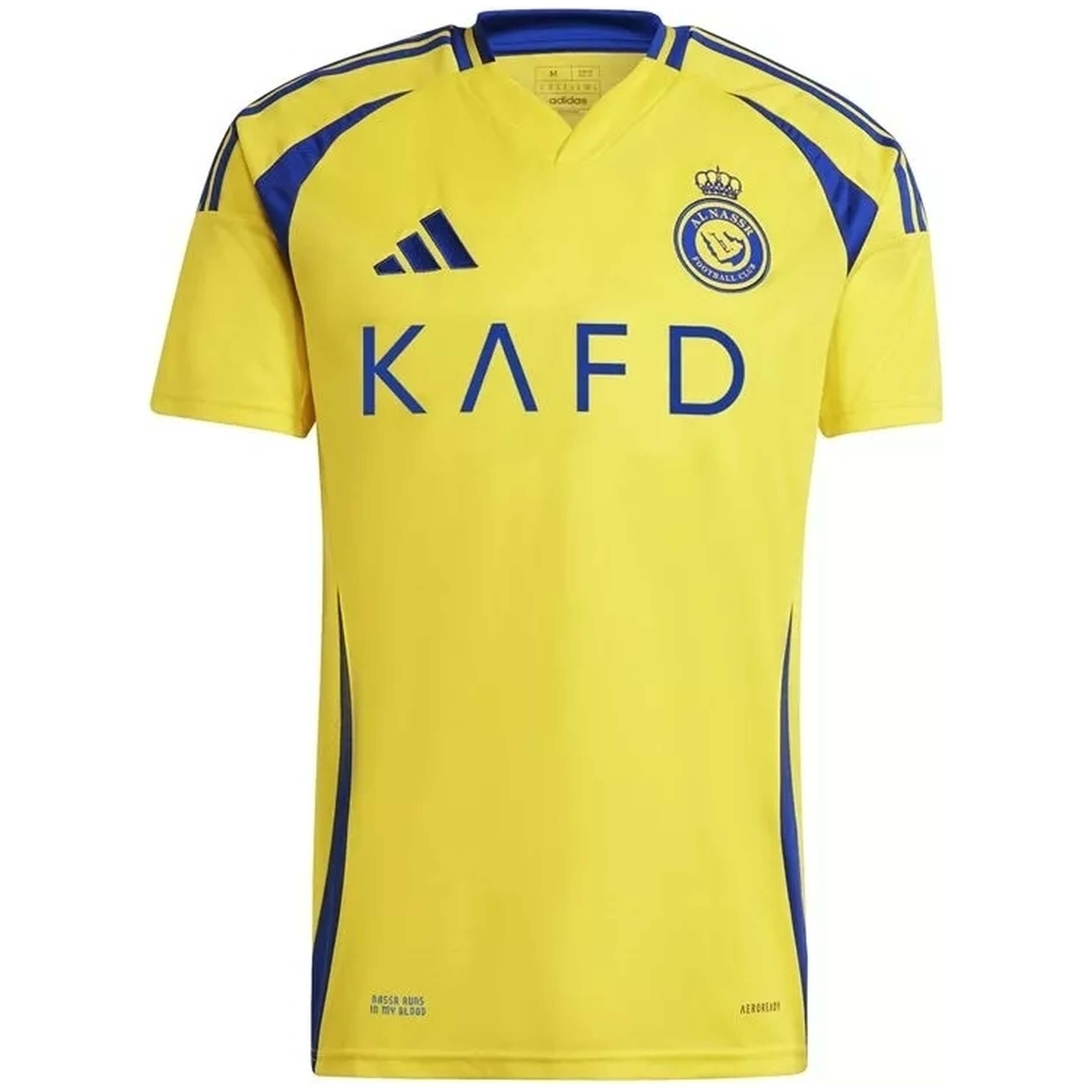 Camiseta De Manga Corta Adidas modelo Al Nassr FC 24/25 Home "Impact Yellow / Royal Blue" para Hombre en color Amarillo