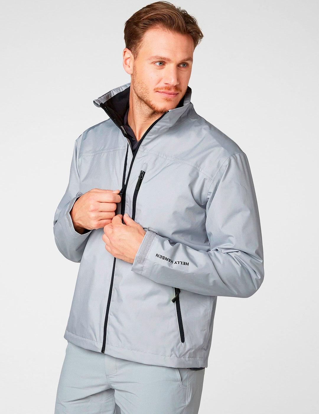 Chaqueta Helly Hansen Crew Midlayer gris para hombre