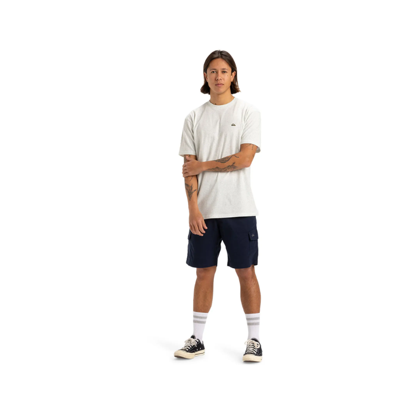 CAMISETA CORTA CHISPITAS QUICKSILVER COLOR CRUDO