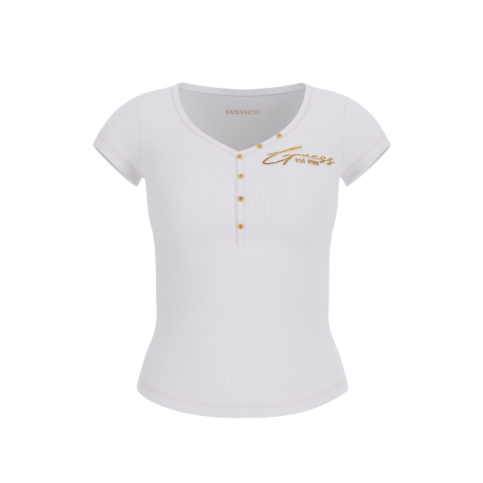 Guess Camiseta Blanca W4RP47 K1814-G011 , para Mujer