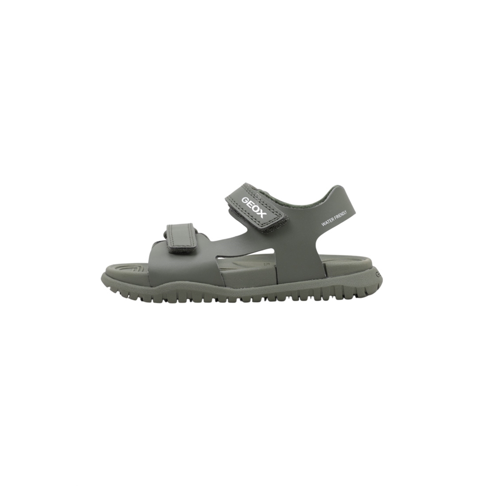 Geox J SANDAL FUSBETTO BO  Sandalias Planas Niño Kaki