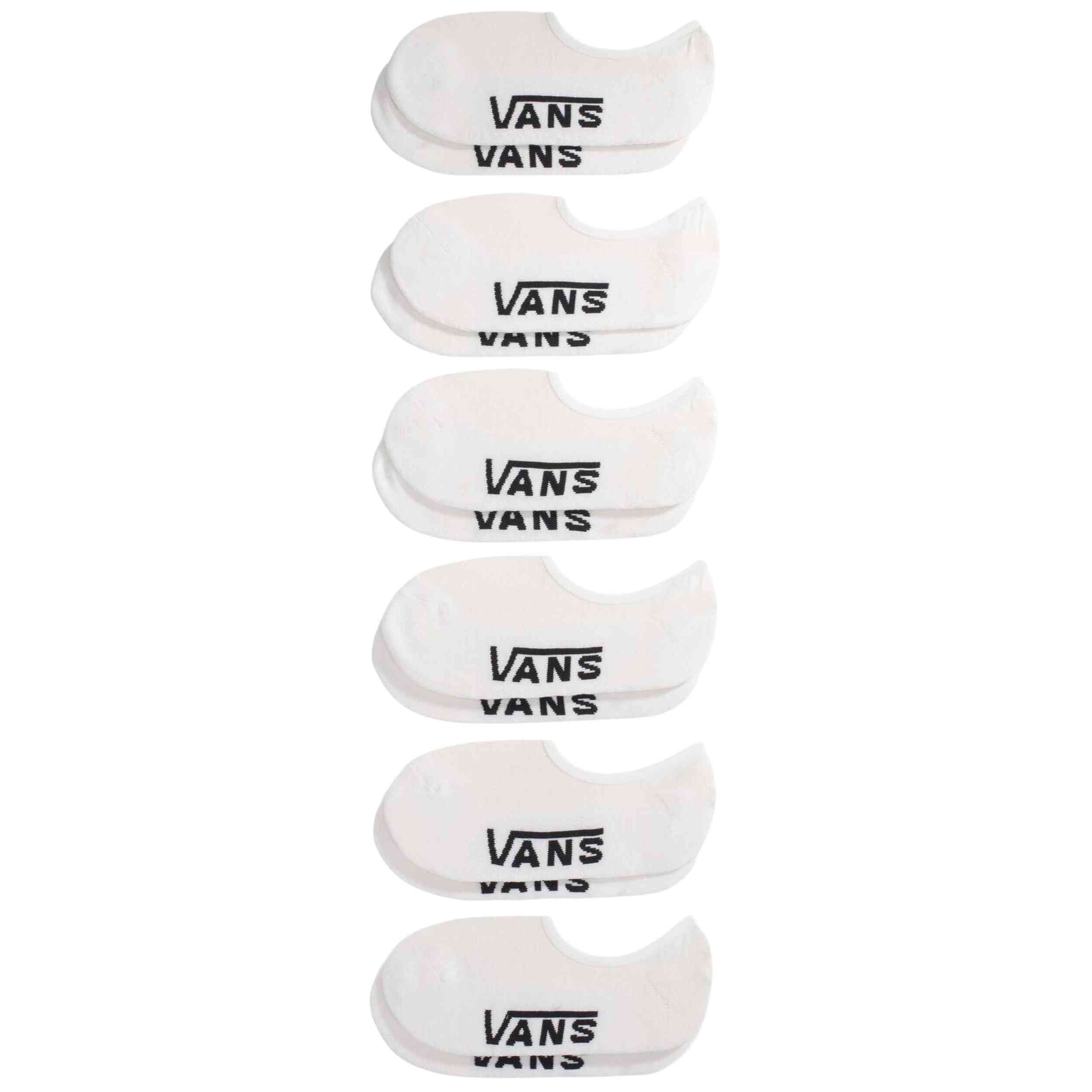 Calcetines Vans modelo Classic No Show White para hombre y mujer en color Blanco