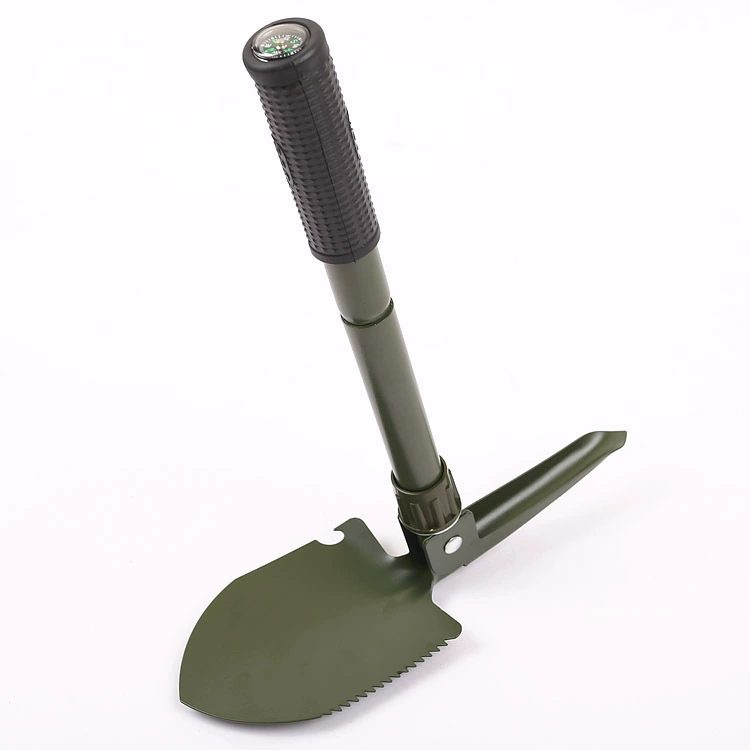 Pala plegable para Exterior Pala de Jardín multifuncional Herramienta de camping 40cm
