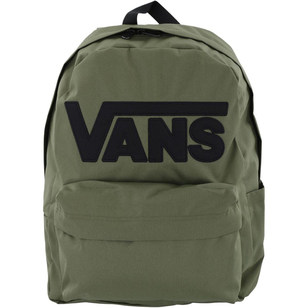 Mochila Vans Old Skool Drop V Disponible en Verde o Azul Marino | 22L | Impermeable | Portátil 15" | Bolsillo Botella