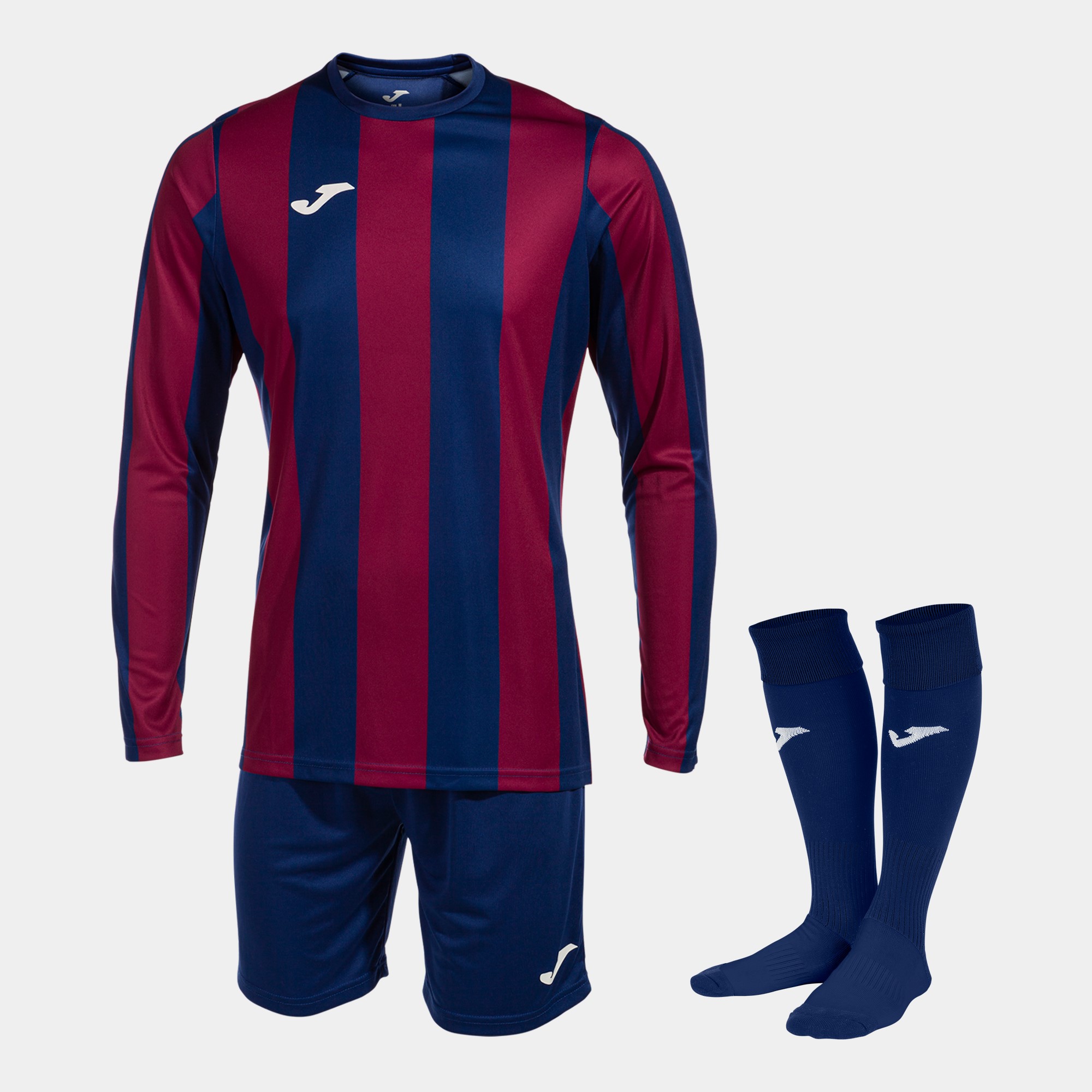 JOMA SET INTER CLASSIC ROYAL BURDEOS Talla 4 (6XS) Niño Junior