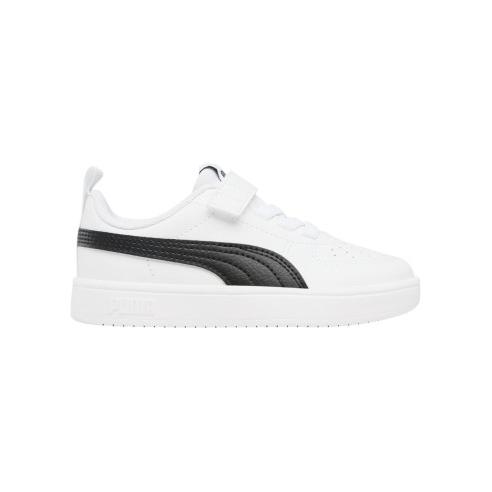 Zapatillas Puma Rickie Ac+Ps Blancas Negro 385836-03 Casual Niño Niña